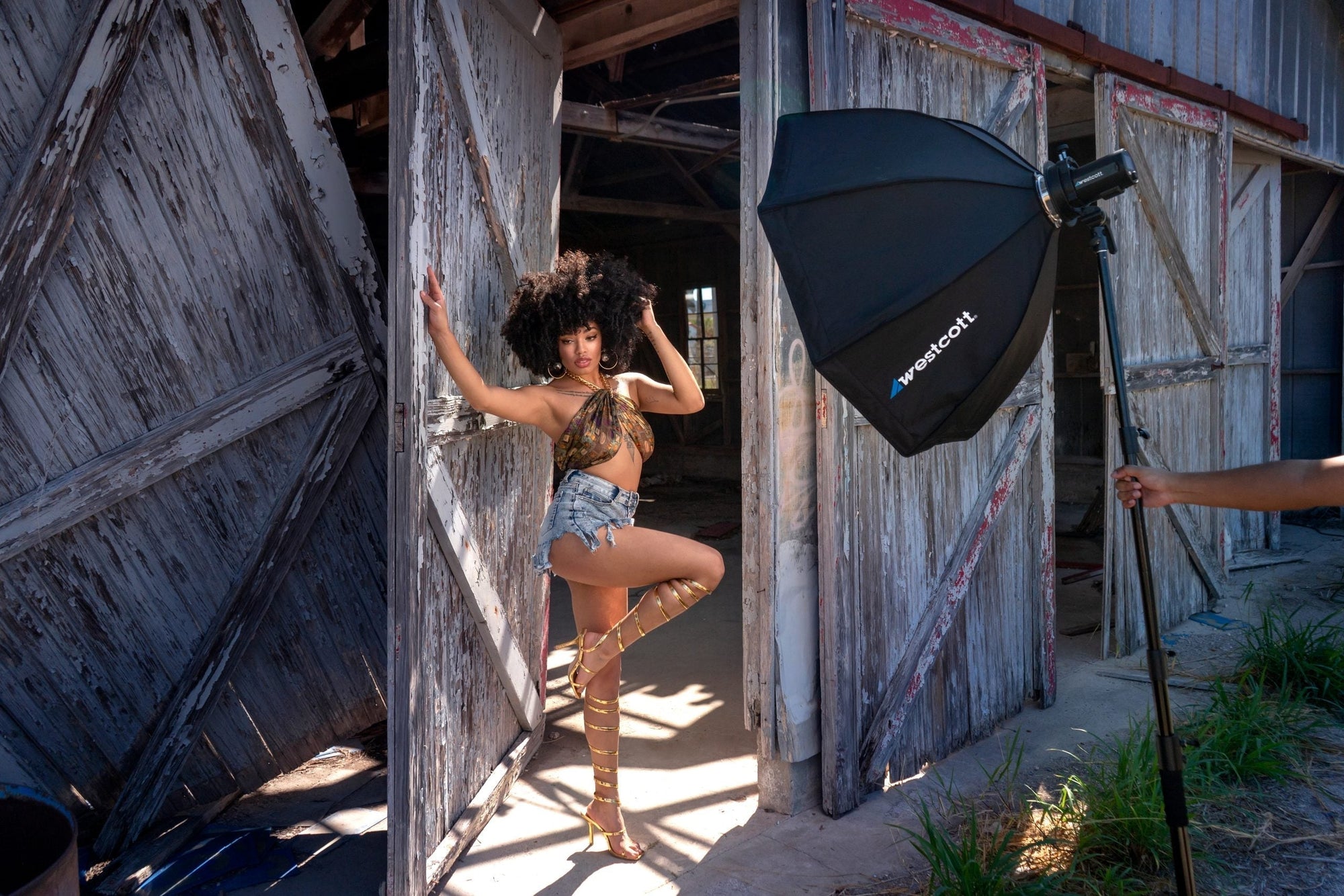 Single Light Portraits On Location Using HSS & FJ200 Strobe