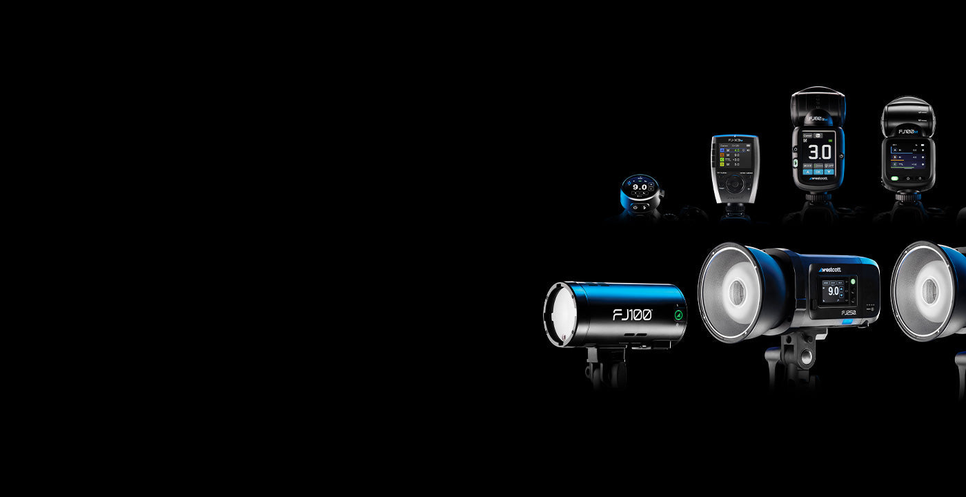 fj800 fj400 fj200 fj80 portable strobes speedlights off-camera flashes