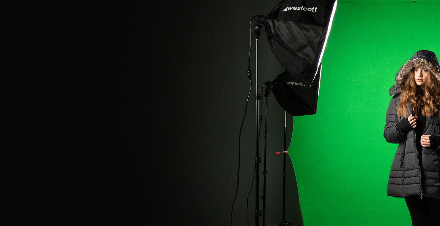 Chroma-Key Green Screen and Blue Screen Backdrops