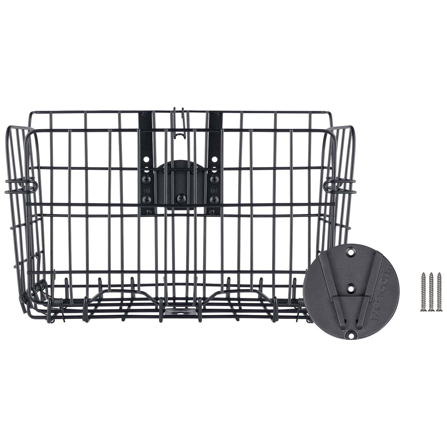 Float Wall Mount Storage Basket Kit showing included components