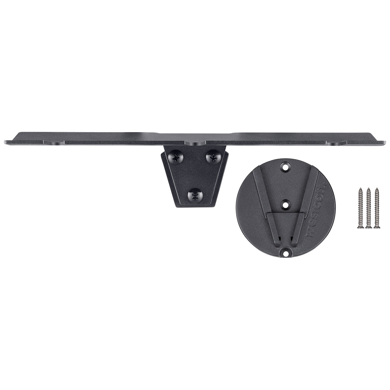 Float Wall Mount Light Stand Hanger Kit exploded view showing components
