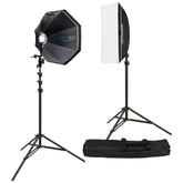 Rapid Box Switch 2-Light Round Head Speedlite Kit