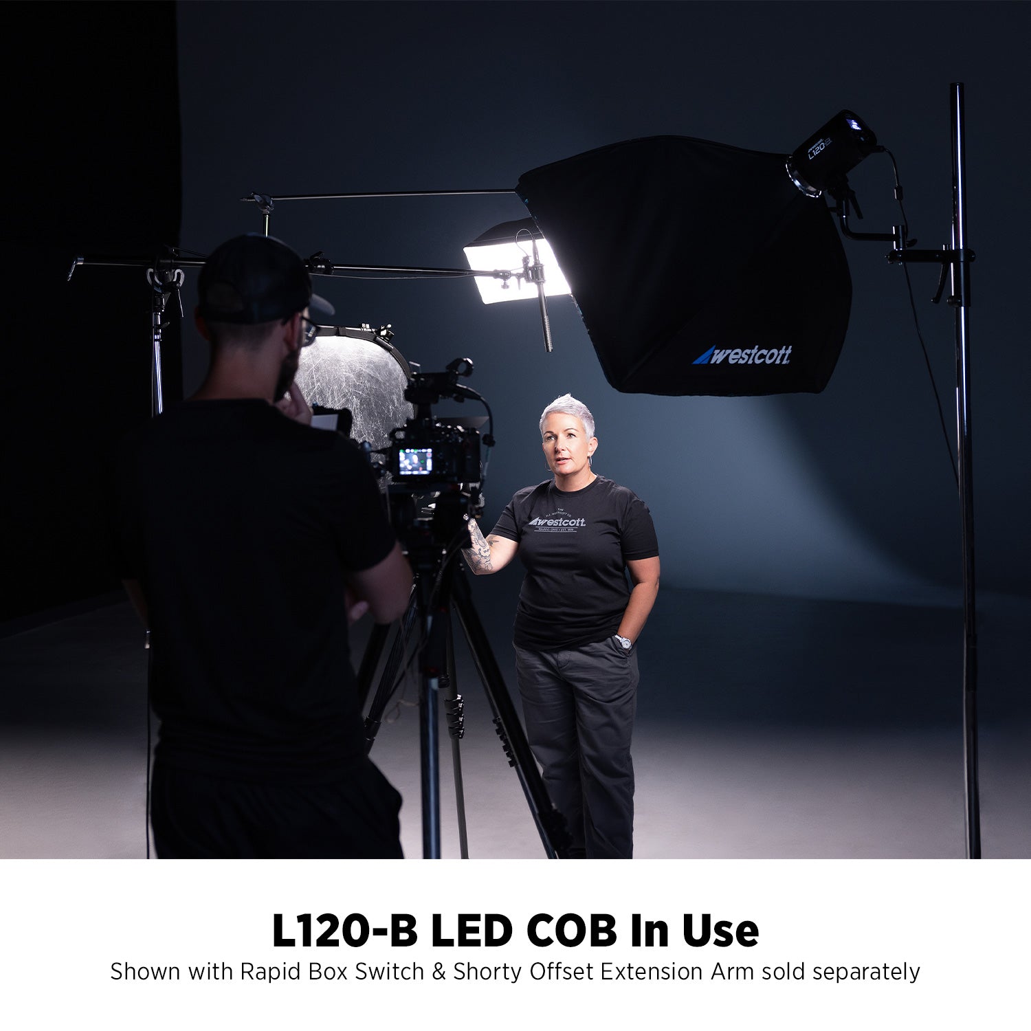 L120-B Bi-Color COB LED in use