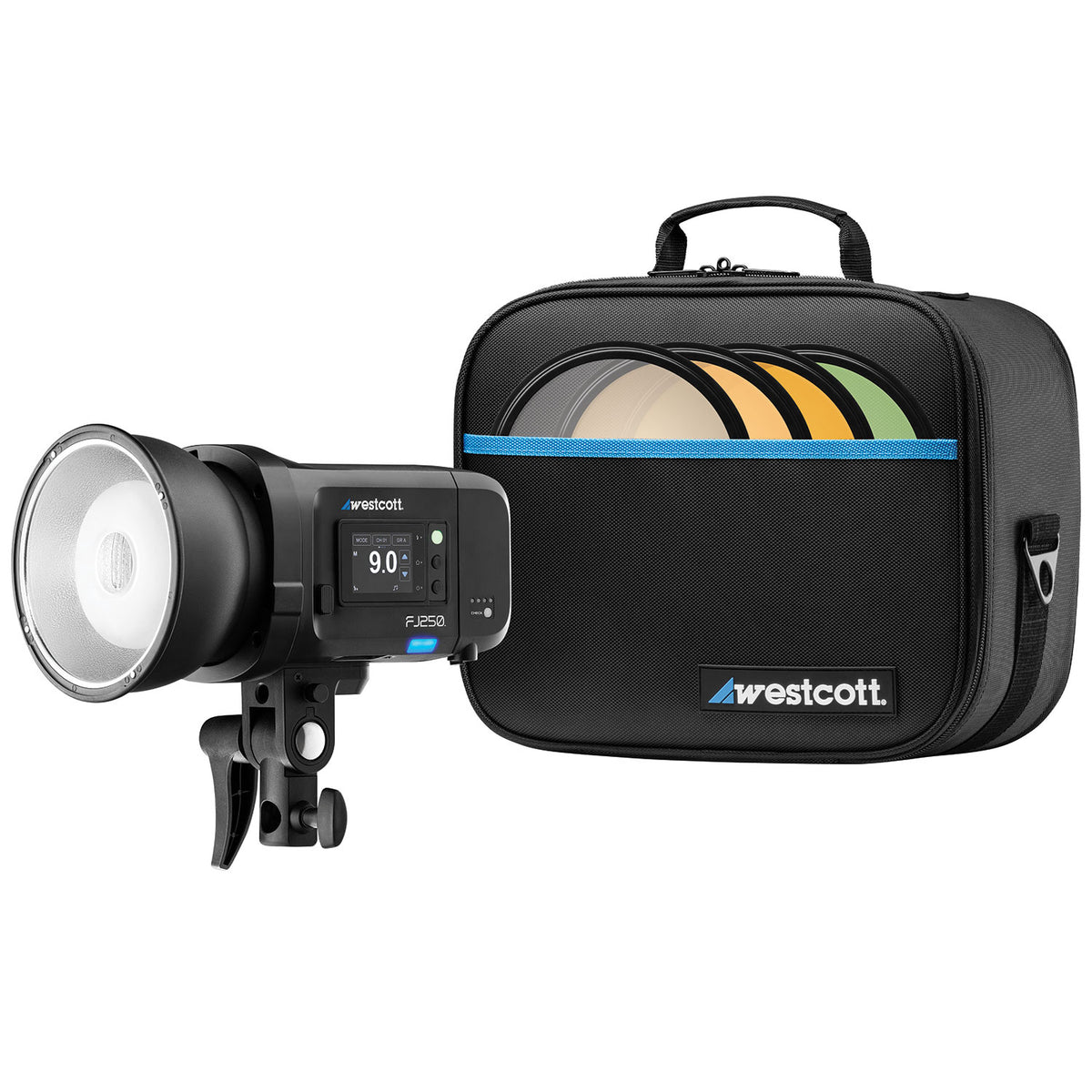 FJ250 Touchscreen Strobe with FJ Pro AC/DC Battery (250Ws)