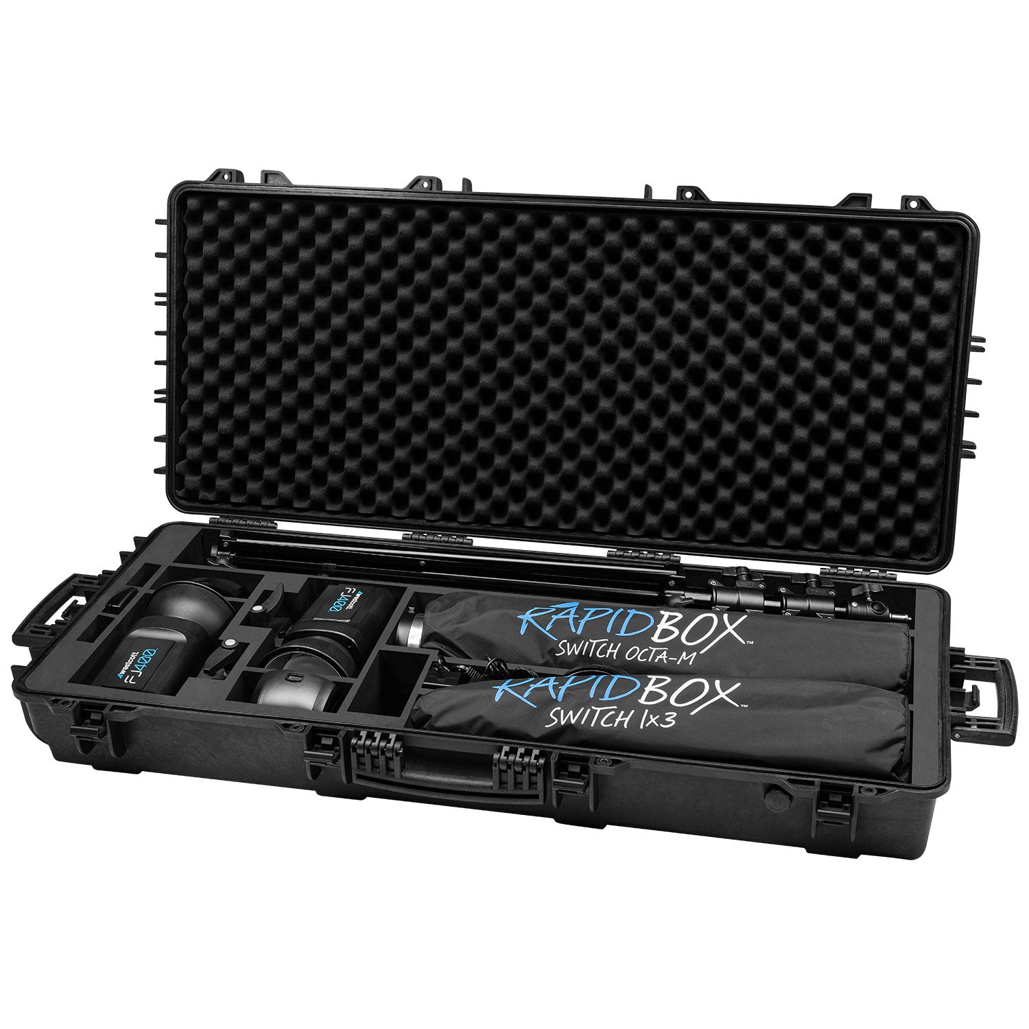 Original FJ400 Strobe 2-Light Location Hard Case Kit