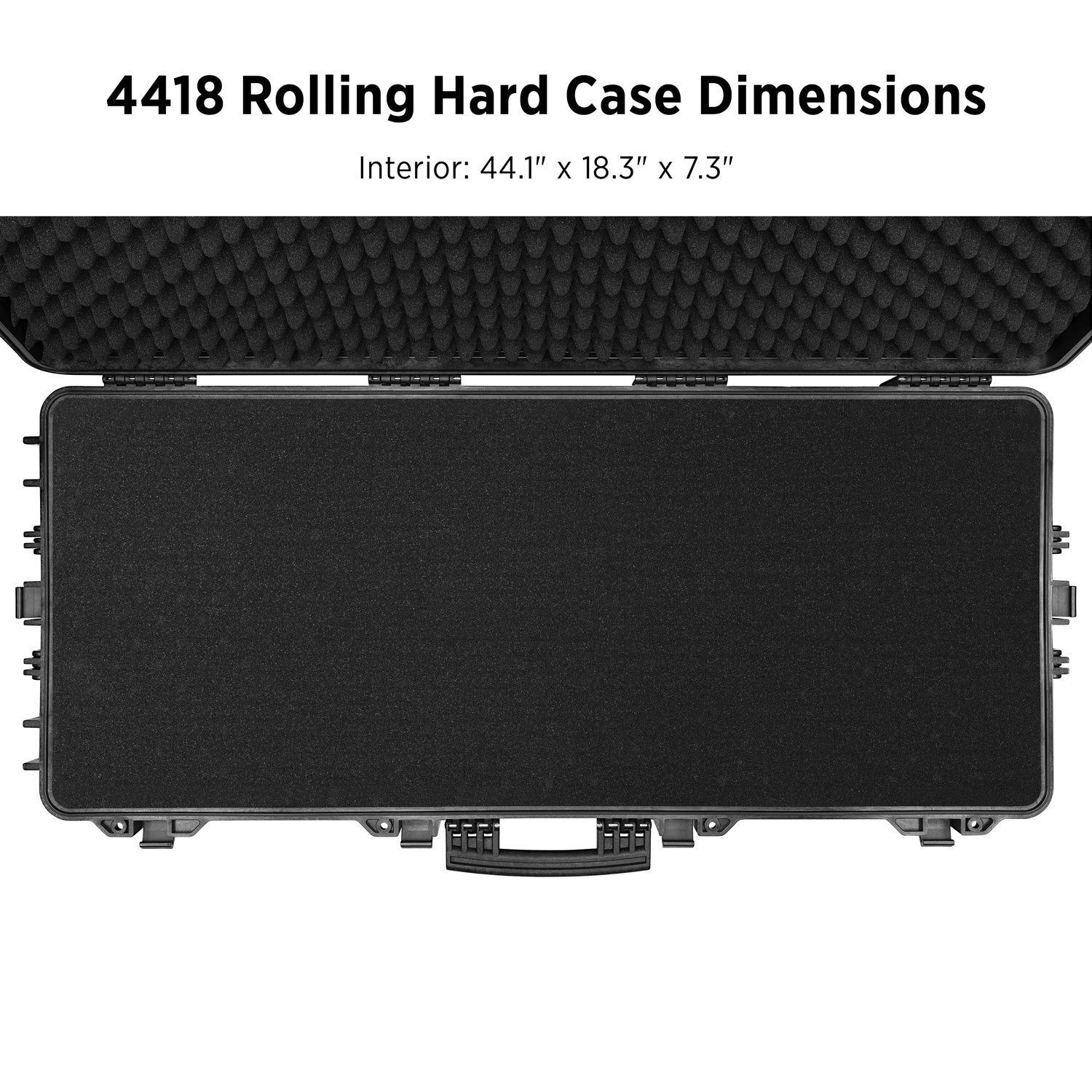 4418 Rolling Hard Case with Pick & Pluck Foam Insert (44" x 18")