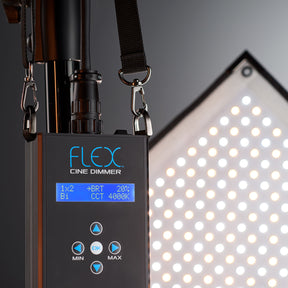 Flex Cine Bi-Color LED 2-Light Travel Kit with Mini V-Mount Batteries (1' x 1')