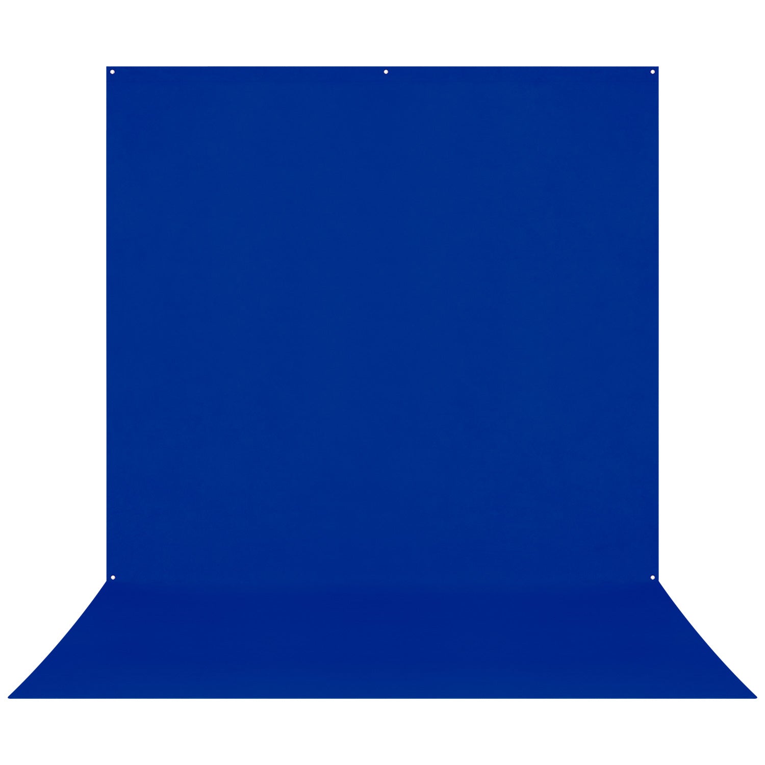 Wrinkle-Resistant Backdrop - Royal Blue / Chroma-Key Blue (8' x 13')