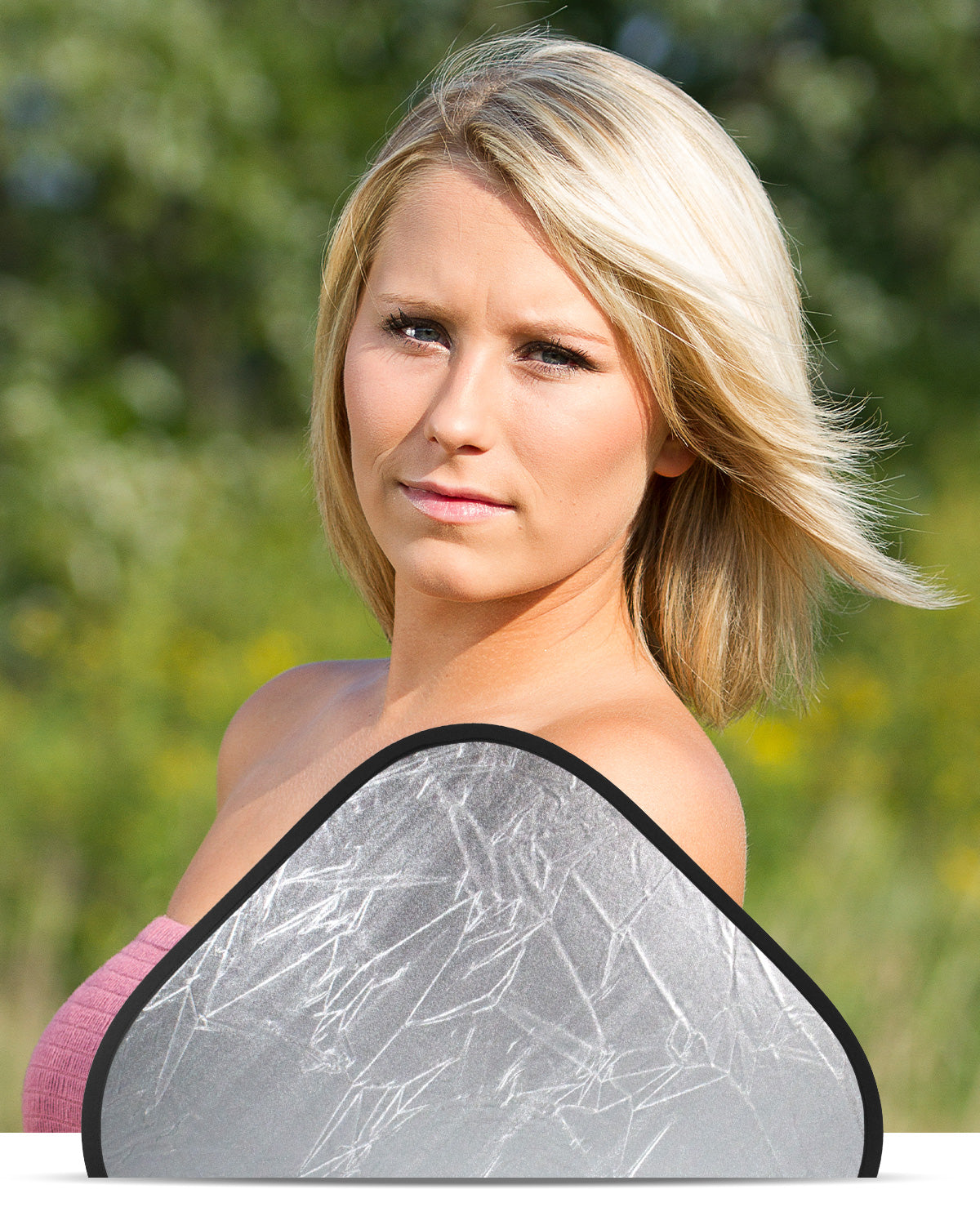 Silver Illuminator Reflector Outdoor Portrait