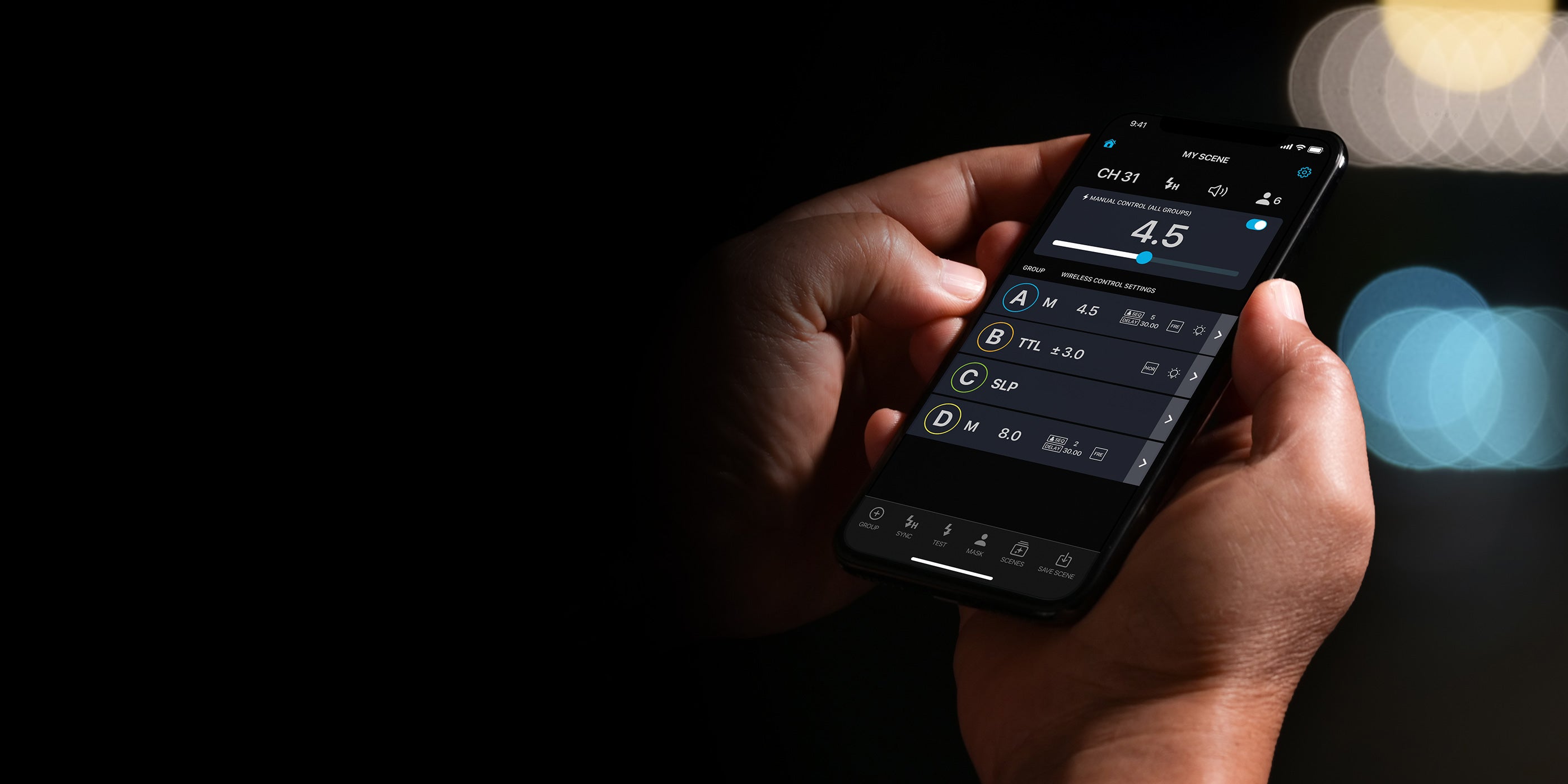 Westcott StudioLink App In-Use