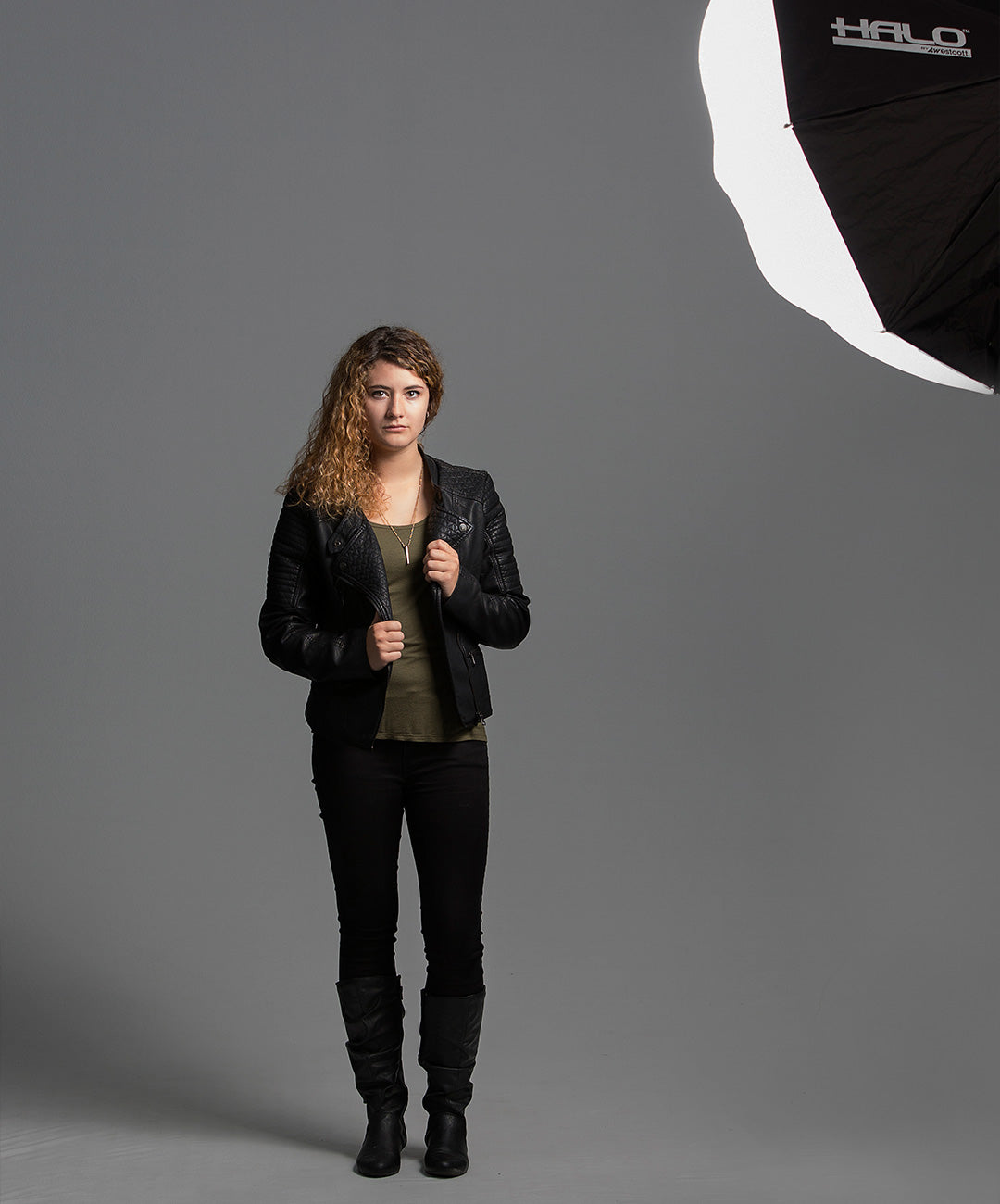 In-Studio Portrait Using Halo Softbox