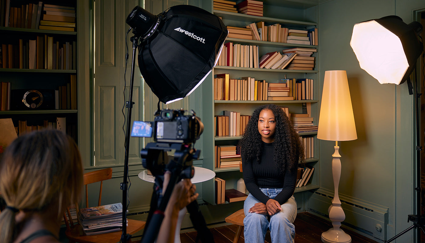 Westcott U60-B used for interview or social media content production