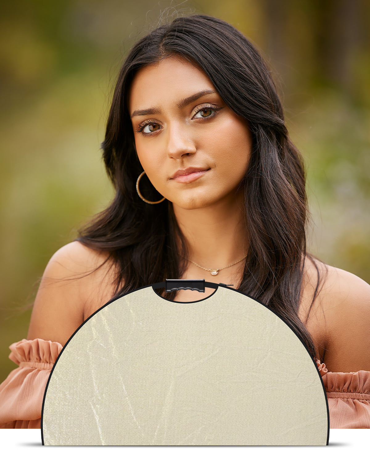 illuminator quickgrip reflector using sunlight surface