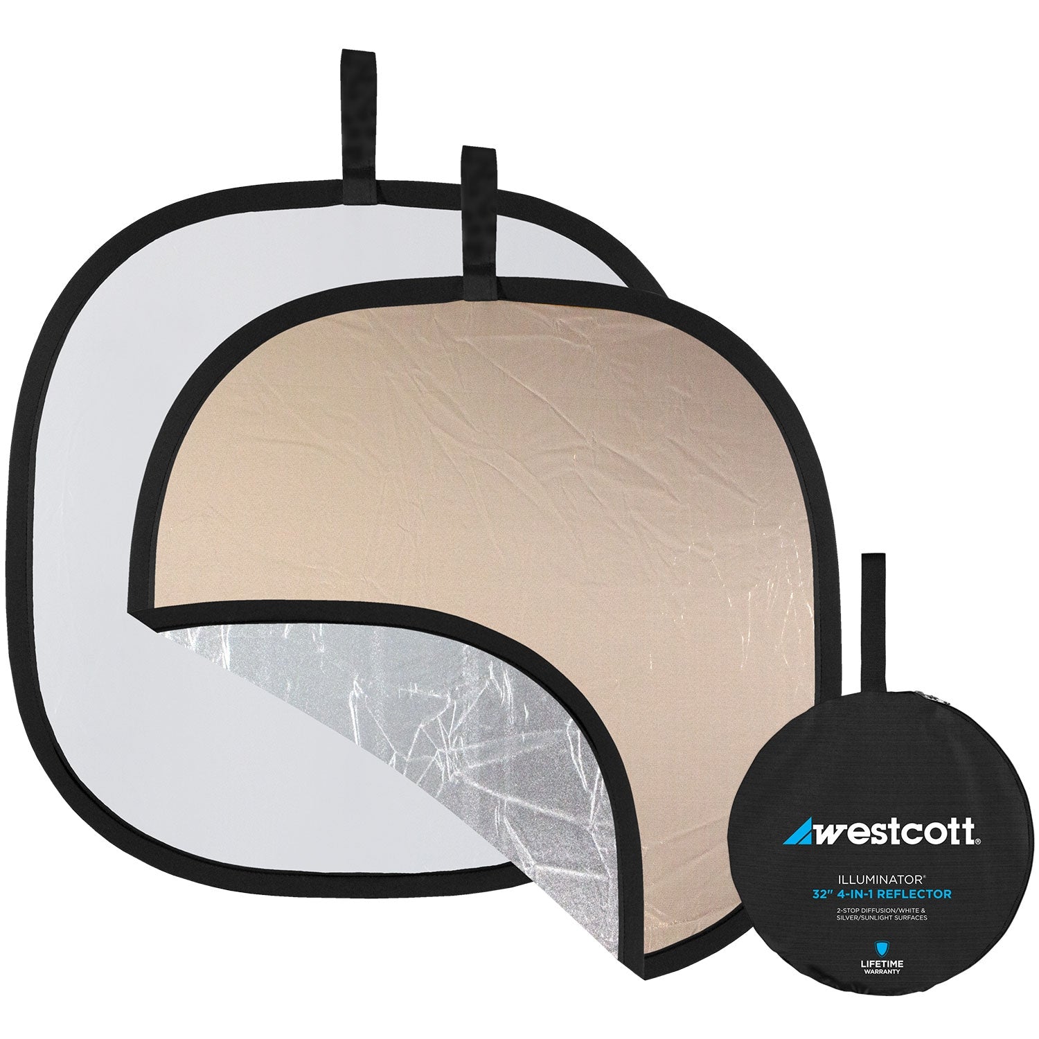 Illuminator Collapsible 4-in-1 Sunlight/Silver Reflector (32")