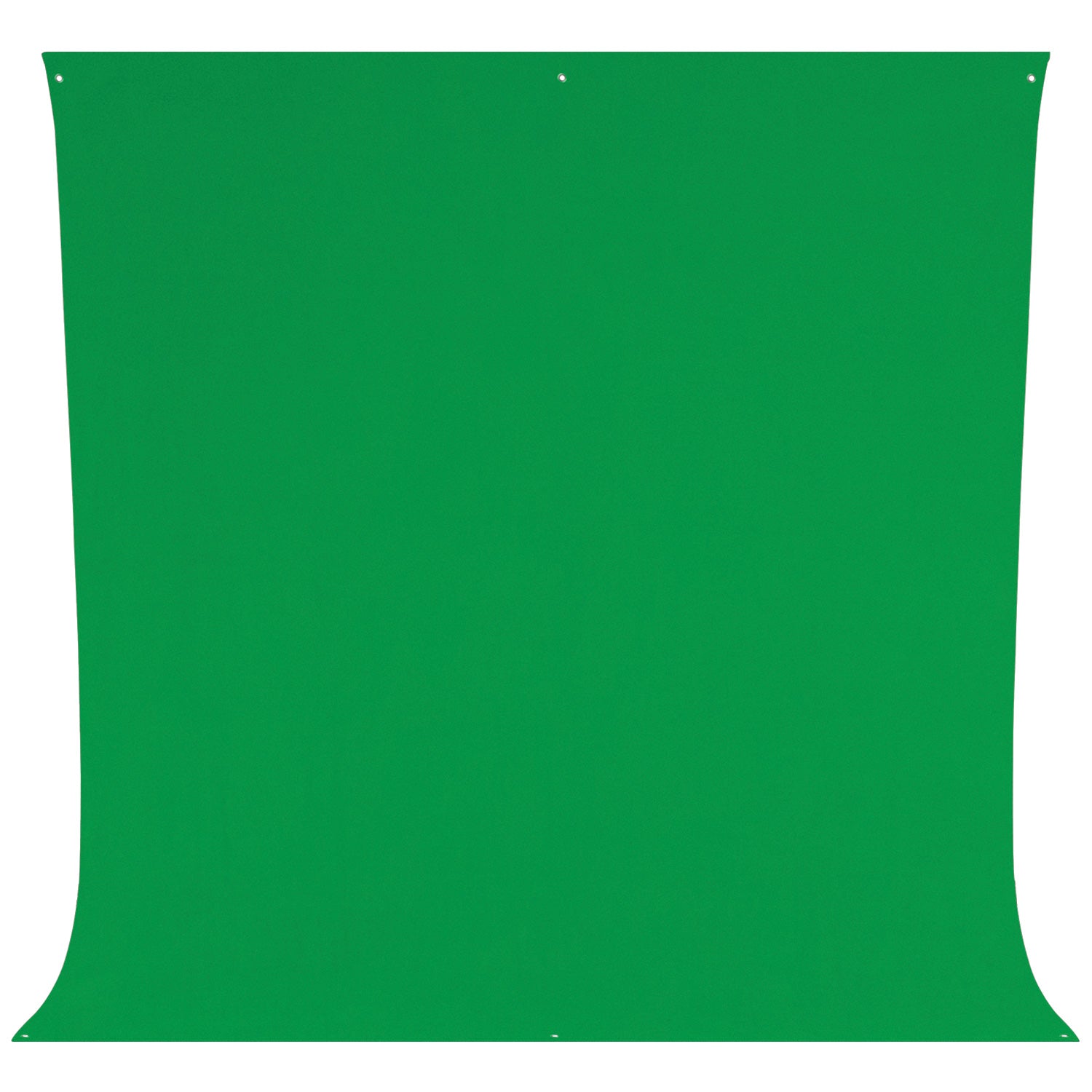 Wrinkle-Resistant Backdrop - Chroma-Key Green Screen (9' x 10')