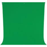 Wrinkle-Resistant Backdrop - Chroma-Key Green Screen (9' x 10')