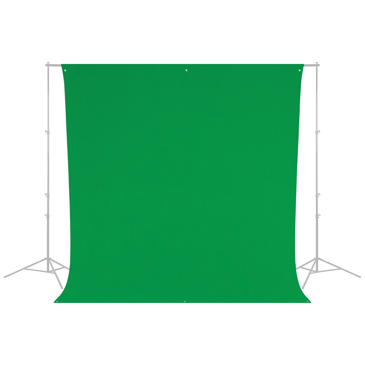 Wrinkle-Resistant Backdrop - Chroma-Key Green Screen (9' x 10')