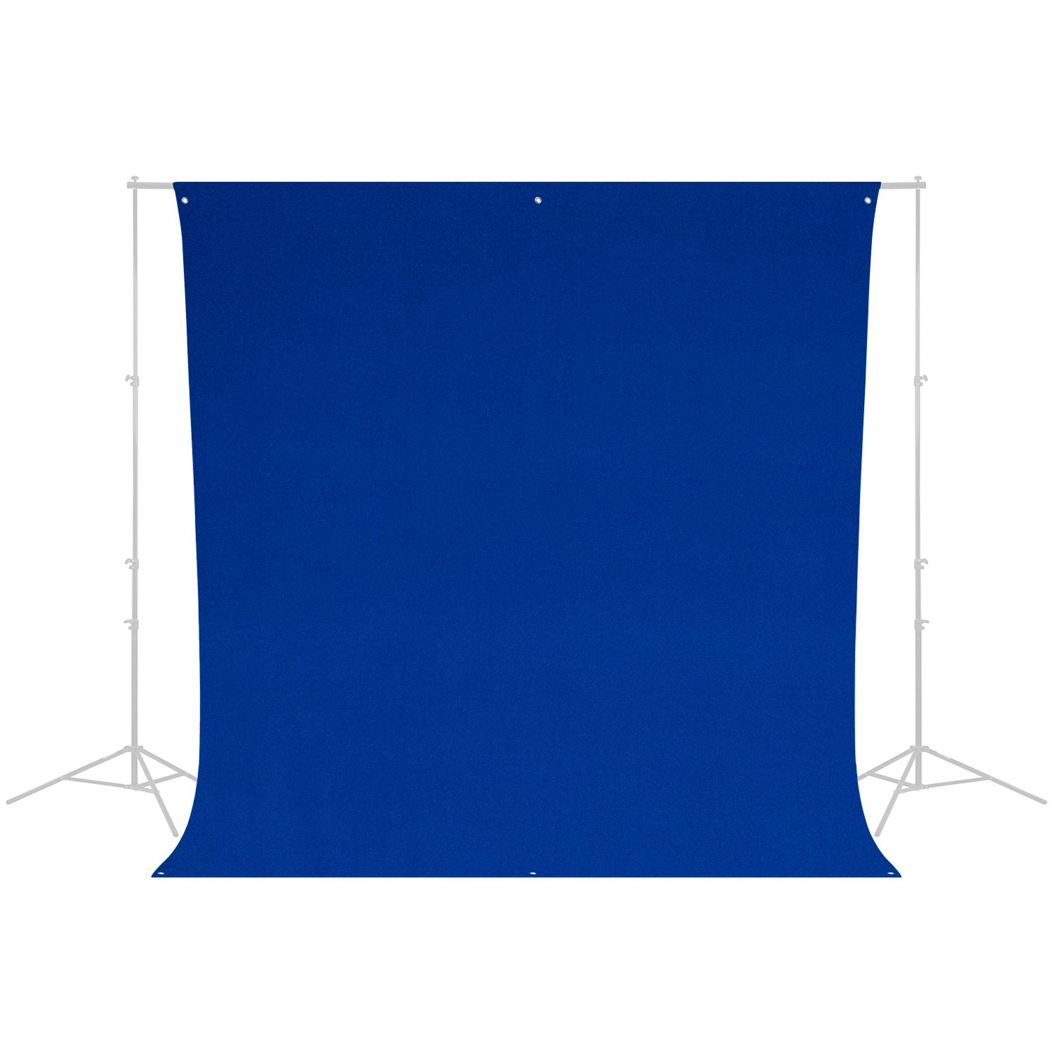 Wrinkle-Resistant Backdrop - Royal Blue / Chroma-Key Blue (9' x 10')