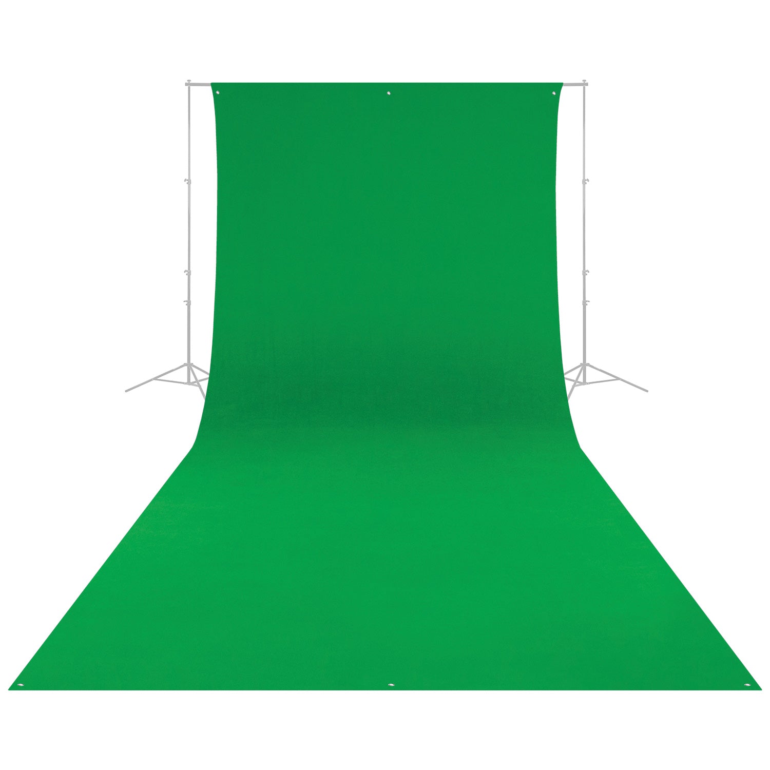 Wrinkle-Resistant Backdrop - Chroma-Key Green Screen (9' x 20')