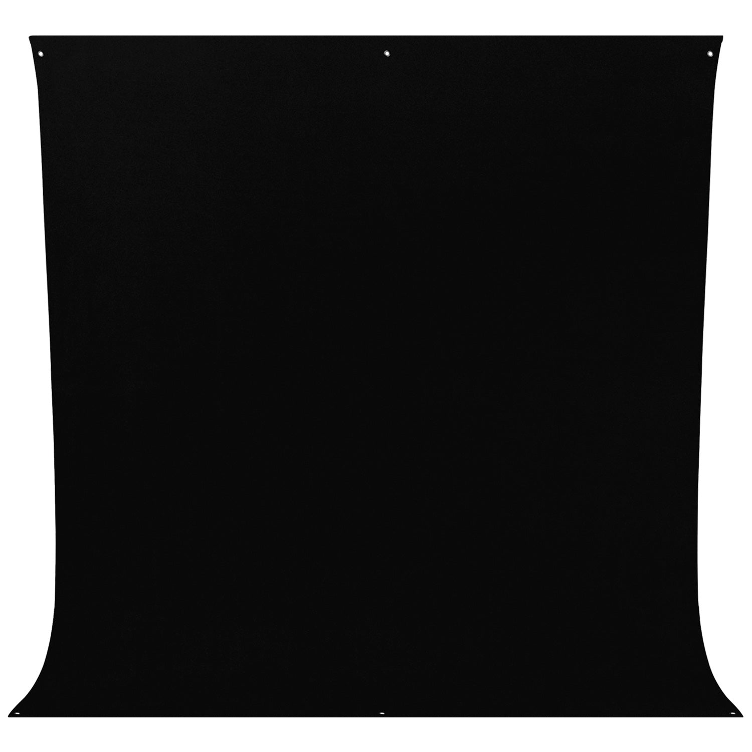 Wrinkle-Resistant Backdrop - Rich Black (9' x 10')