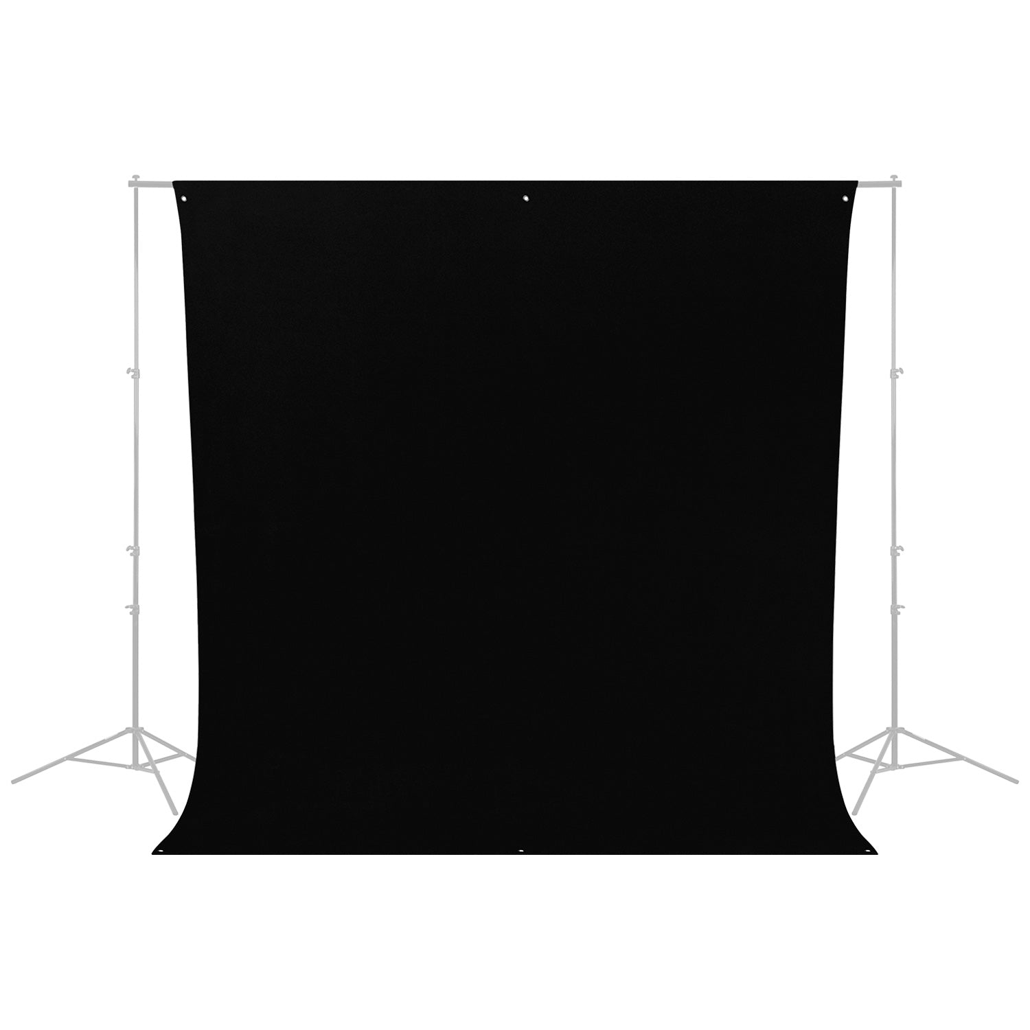 Wrinkle-Resistant Backdrop - Rich Black (9' x 10')