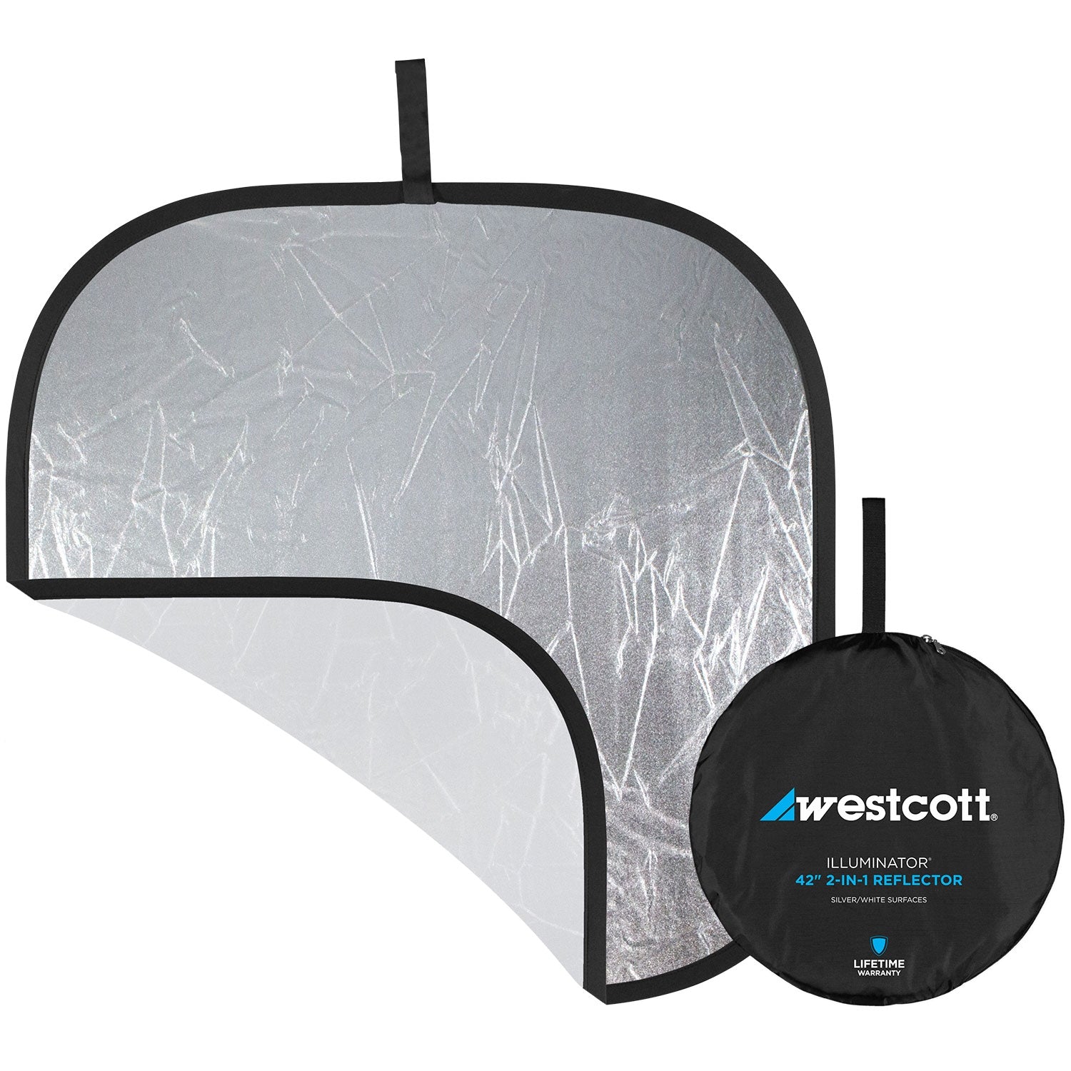 Illuminator Collapsible 2-in-1 Silver/White Bounce Reflector