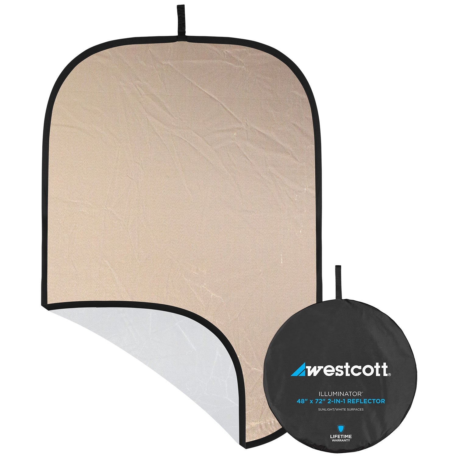 Illuminator Collapsible 2-in-1 Sunlight/White Bounce Reflector (48" x 72")