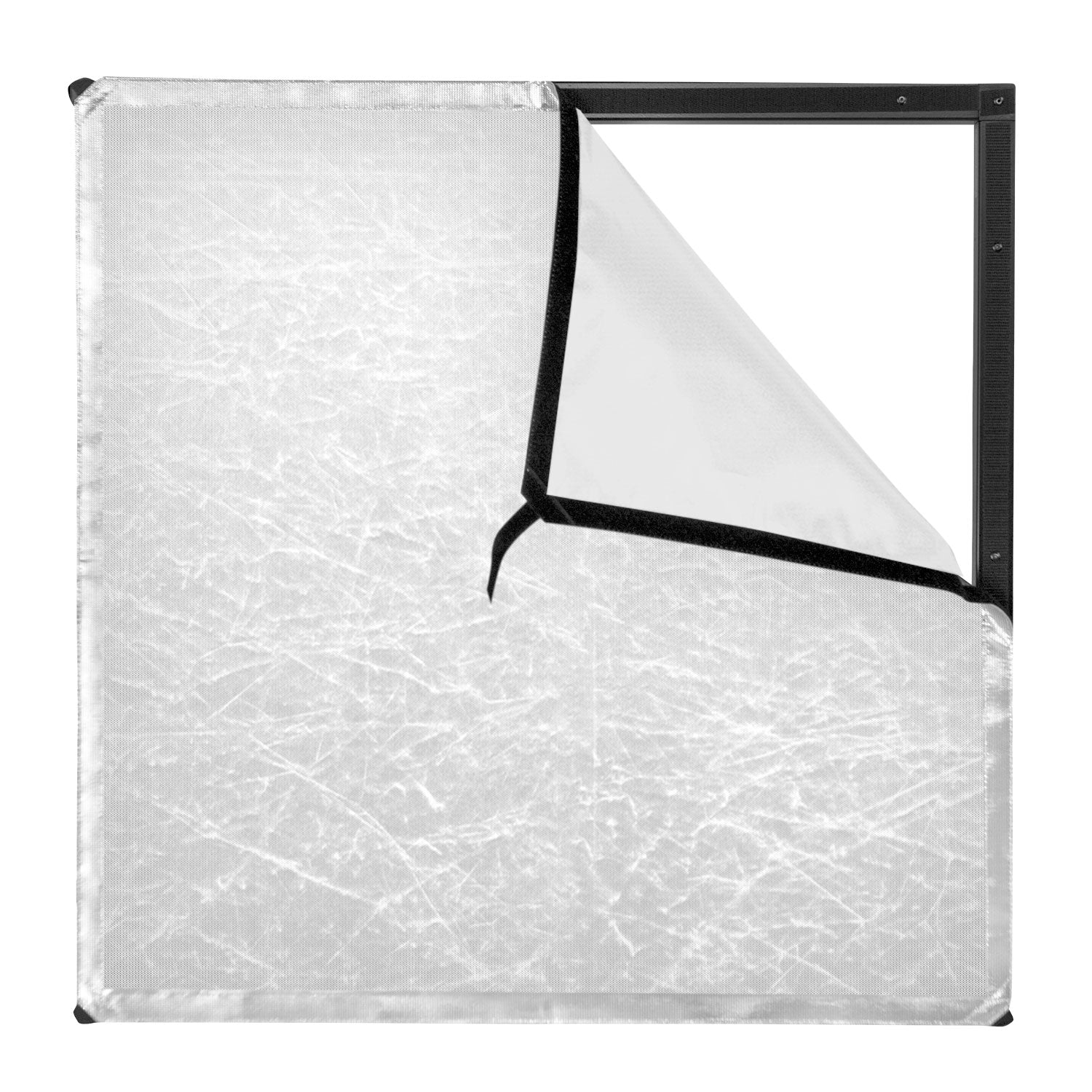 Scrim Jim Cine 2-in-1 Silver/White Bounce Fabric (2' x 2')