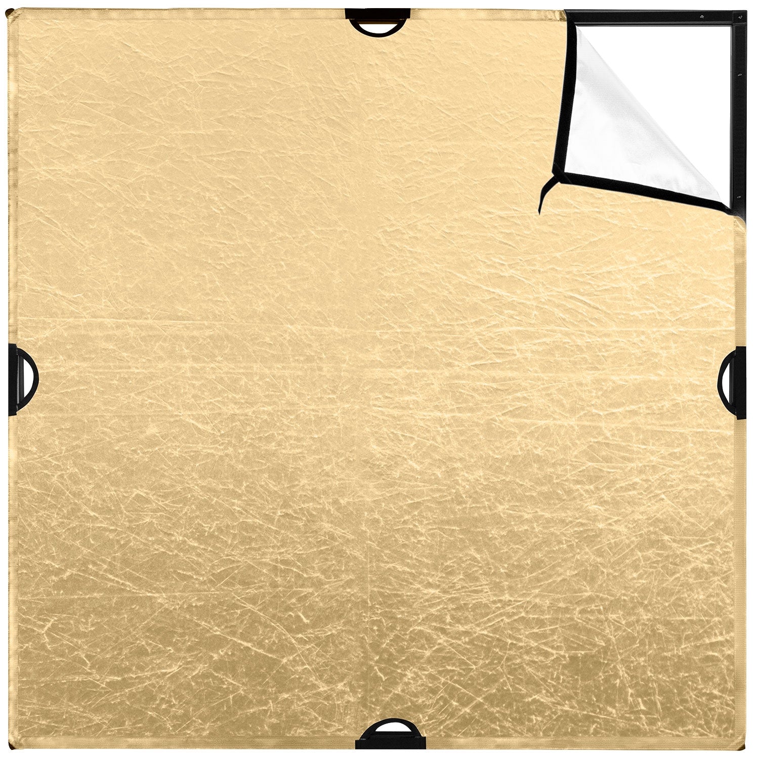 Scrim Jim Cine 2-in-1 Gold/White Bounce Fabric (4' x 4')