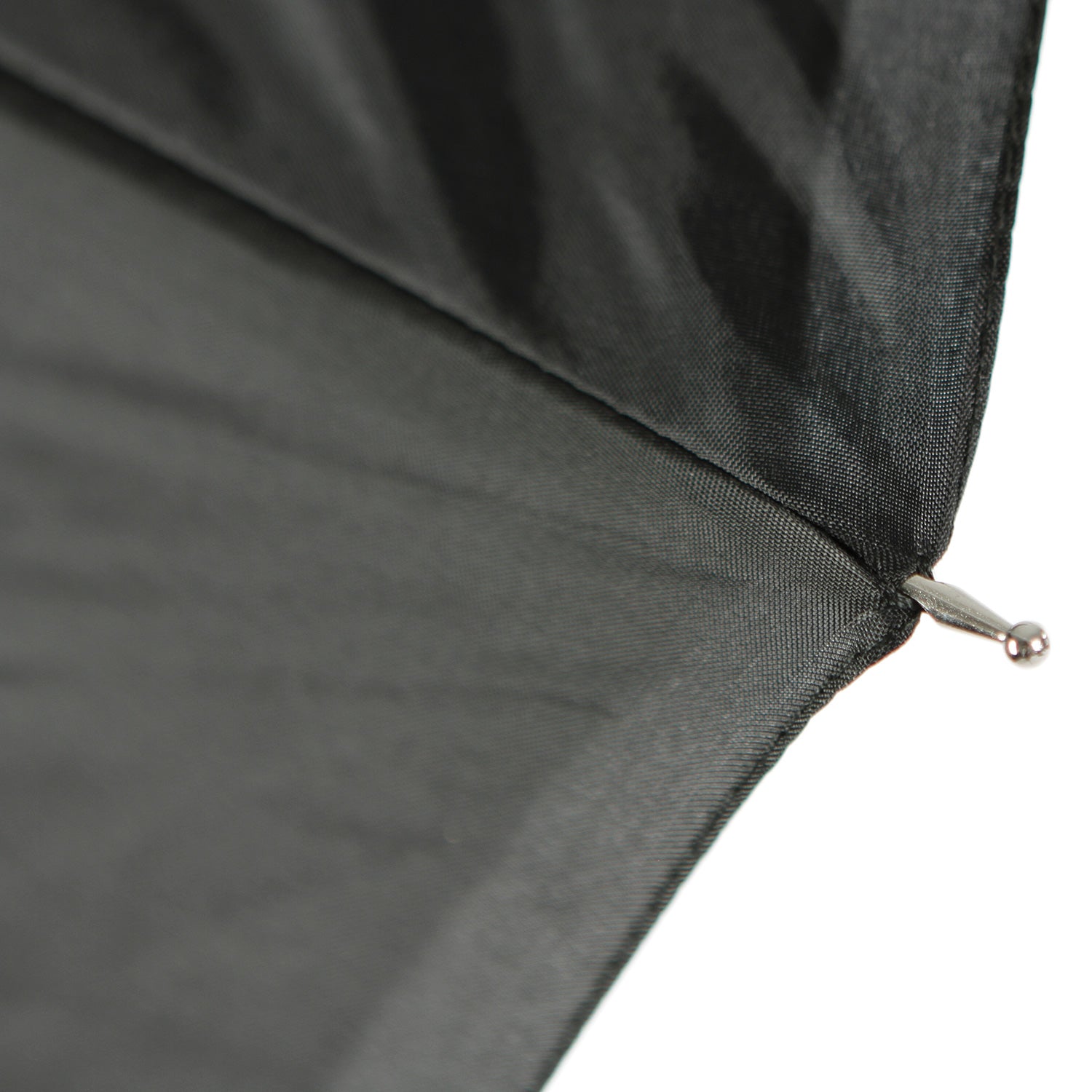 Convertible Umbrella - Optical White Satin with Removable Black Cover (45")