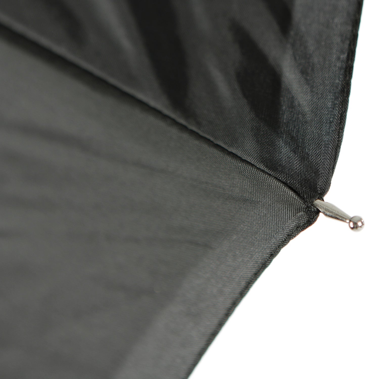 Convertible Umbrella - Optical White Satin with Removable Black Cover (60")