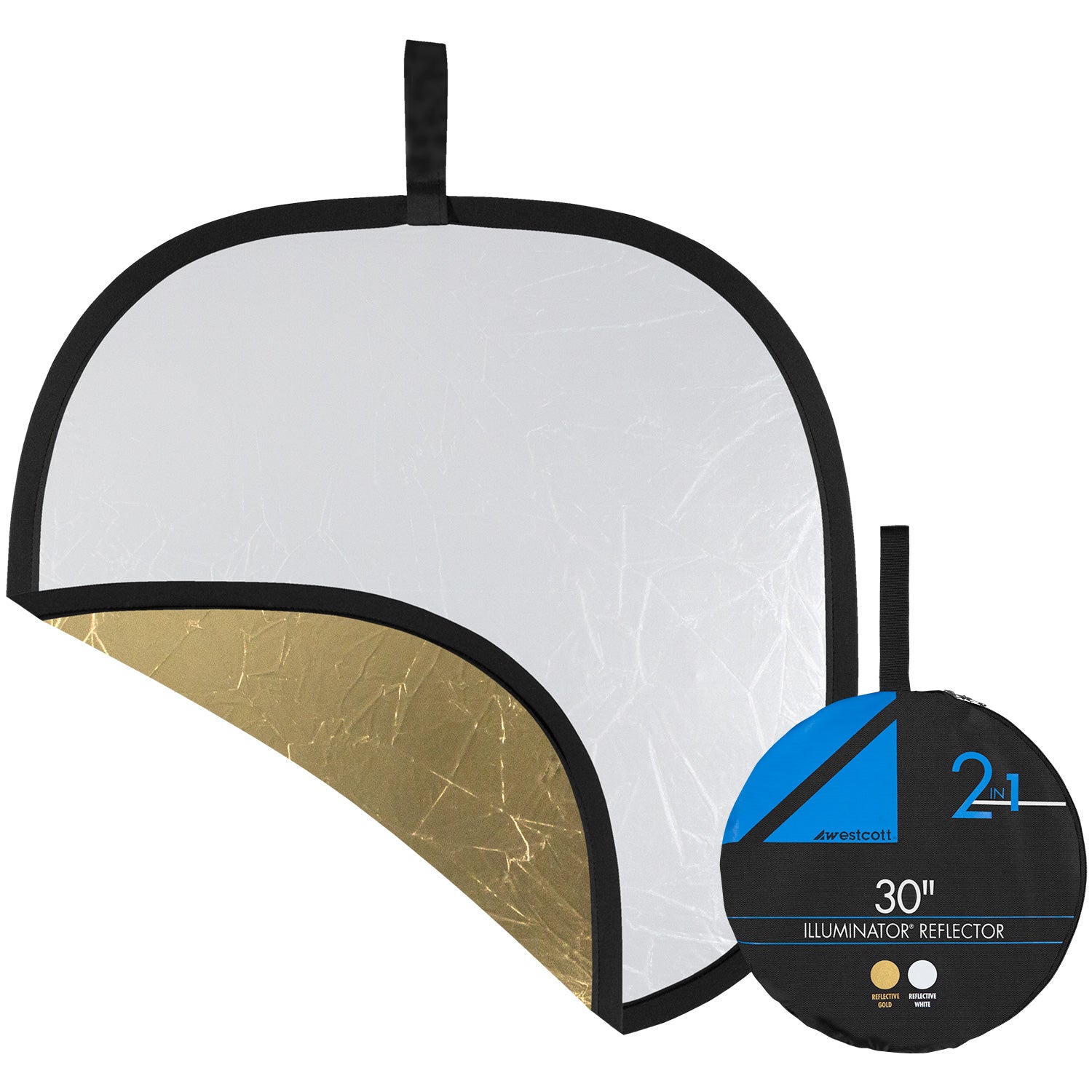 Illuminator Collapsible 2-in-1 Gold/White Bounce Reflector (32")