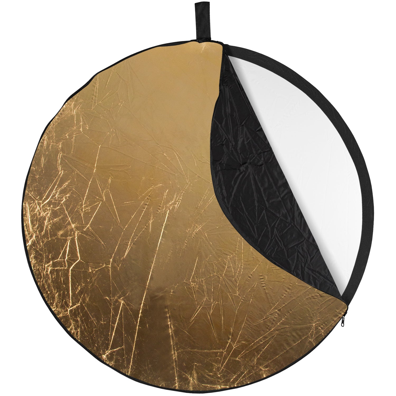 Collapsible 5-in-1 Reflector with Gold Surface (30")