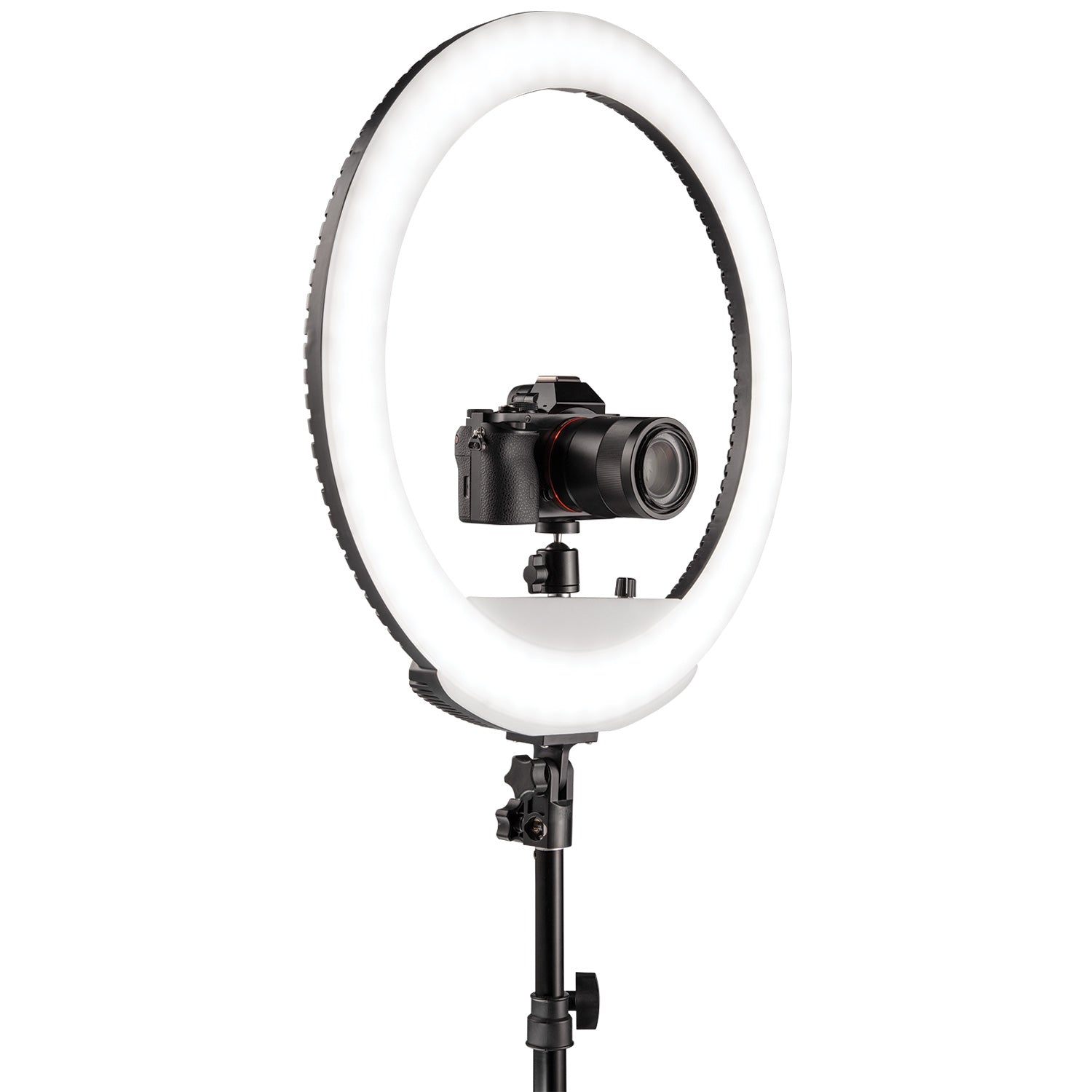 Ring Light Bi-Color LED Kit with Batteries and Stand