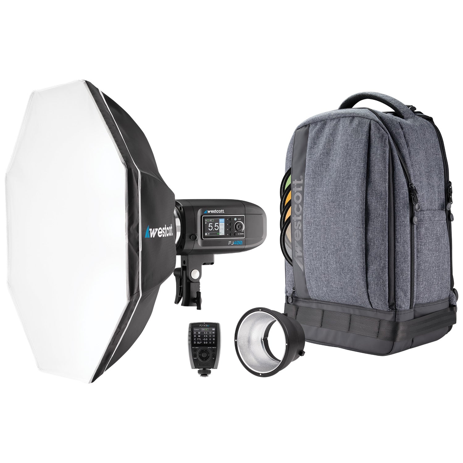 FJ400 Strobe 1-Light Backpack Kit with FJ-X3 M Universal Wireless Trigger