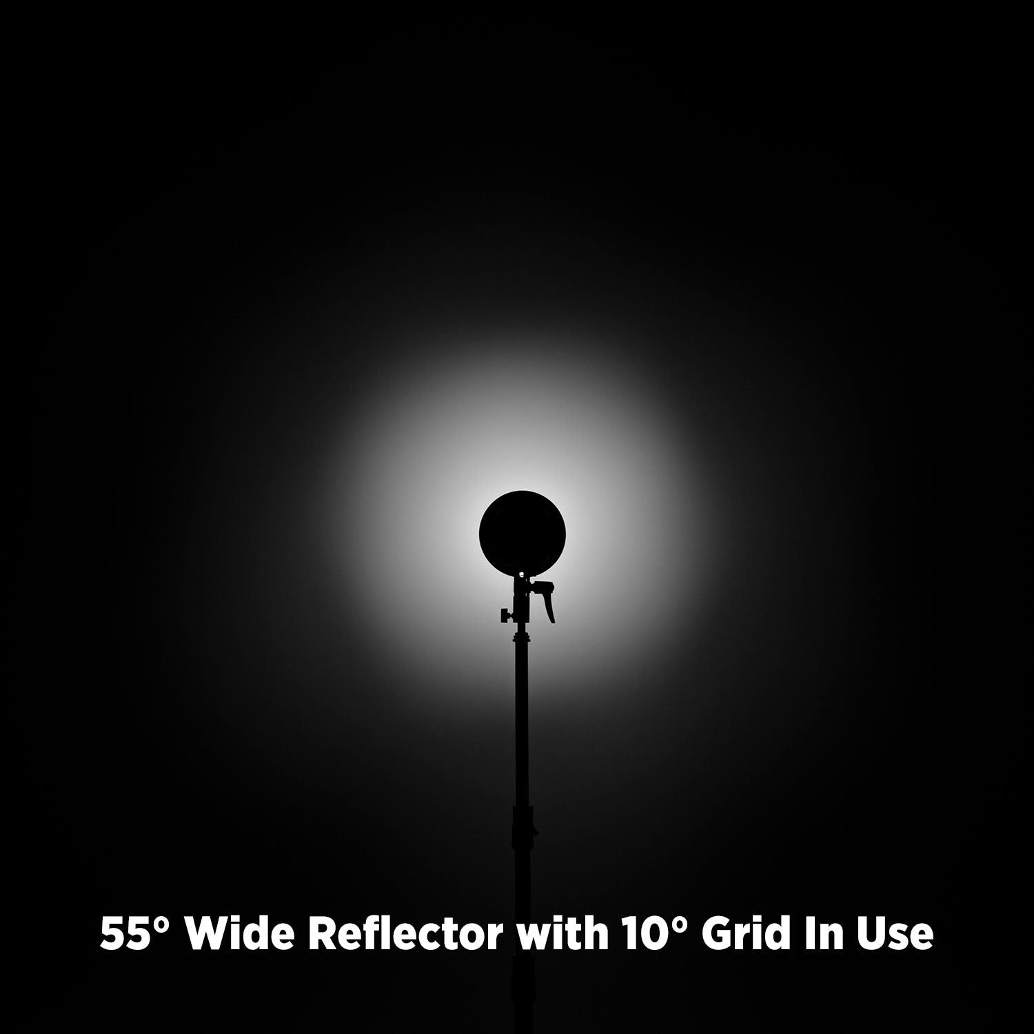 55-Degree Wide Umbrella Reflector with Honeycomb Grids (FJ400, Bowens, Godox Mounts)