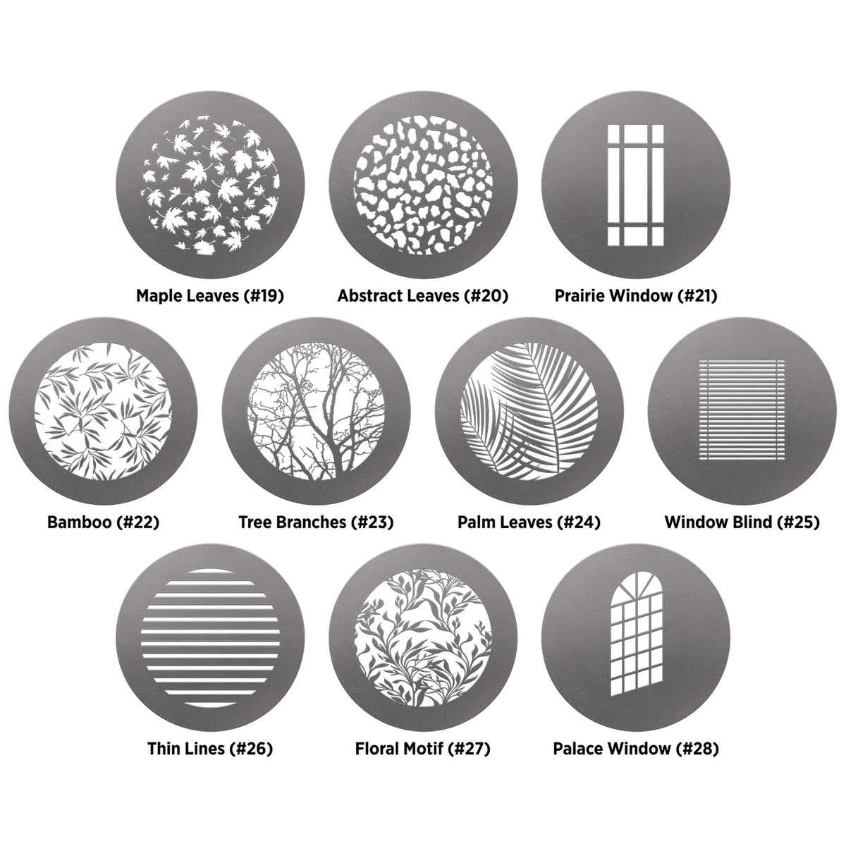 4764 - Environmental Gobo Pack for Optical Spot