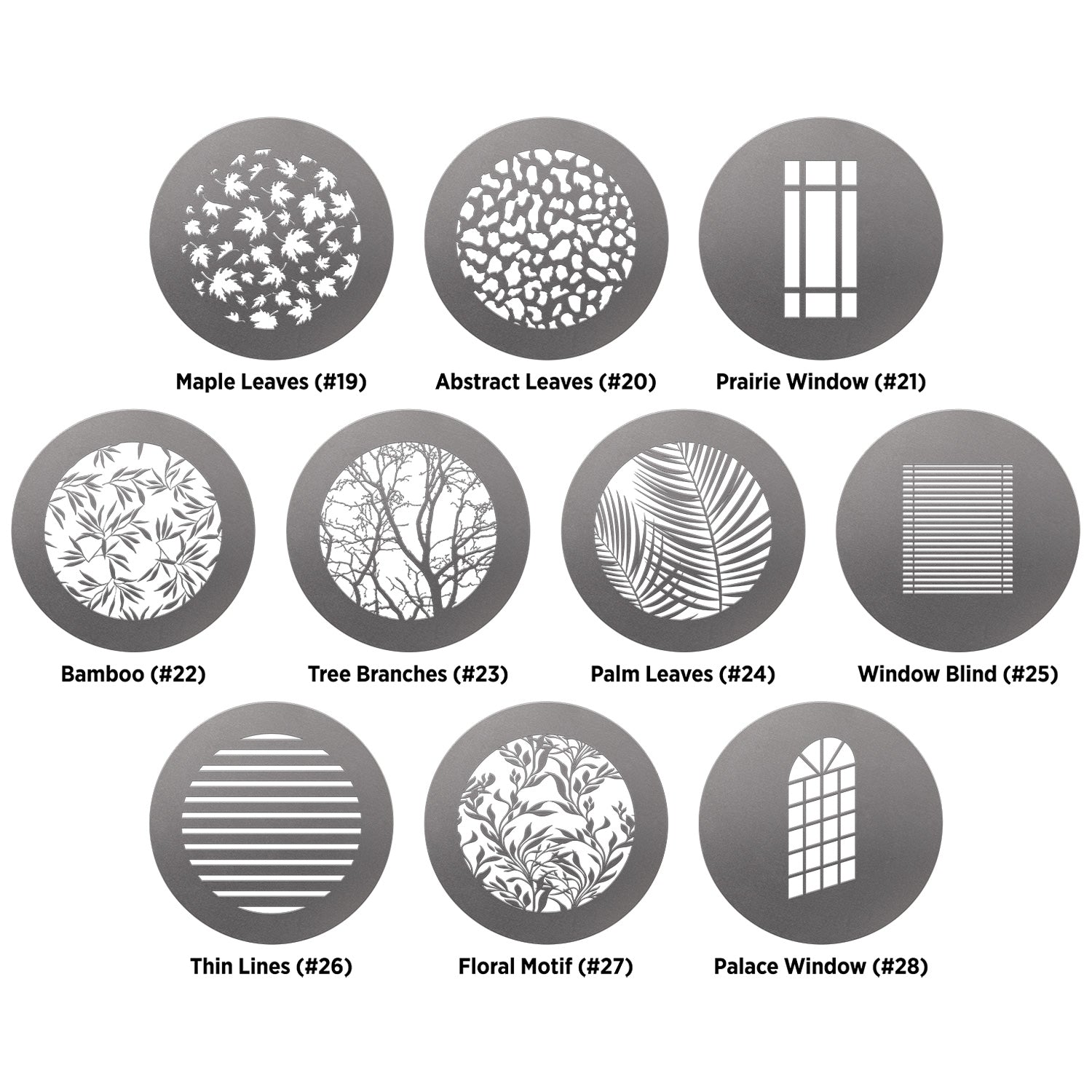 4764 - Environmental Gobo Pack for Optical Spot