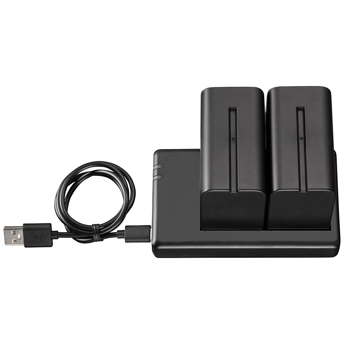 NP-F970 Dual Battery Pack with Charger (L-Series, 7.4V, 6600mAh, 48.8Wh)