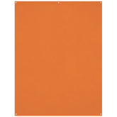 X-Drop Wrinkle-Resistant Backdrop - Tiger Orange (5' x 7')