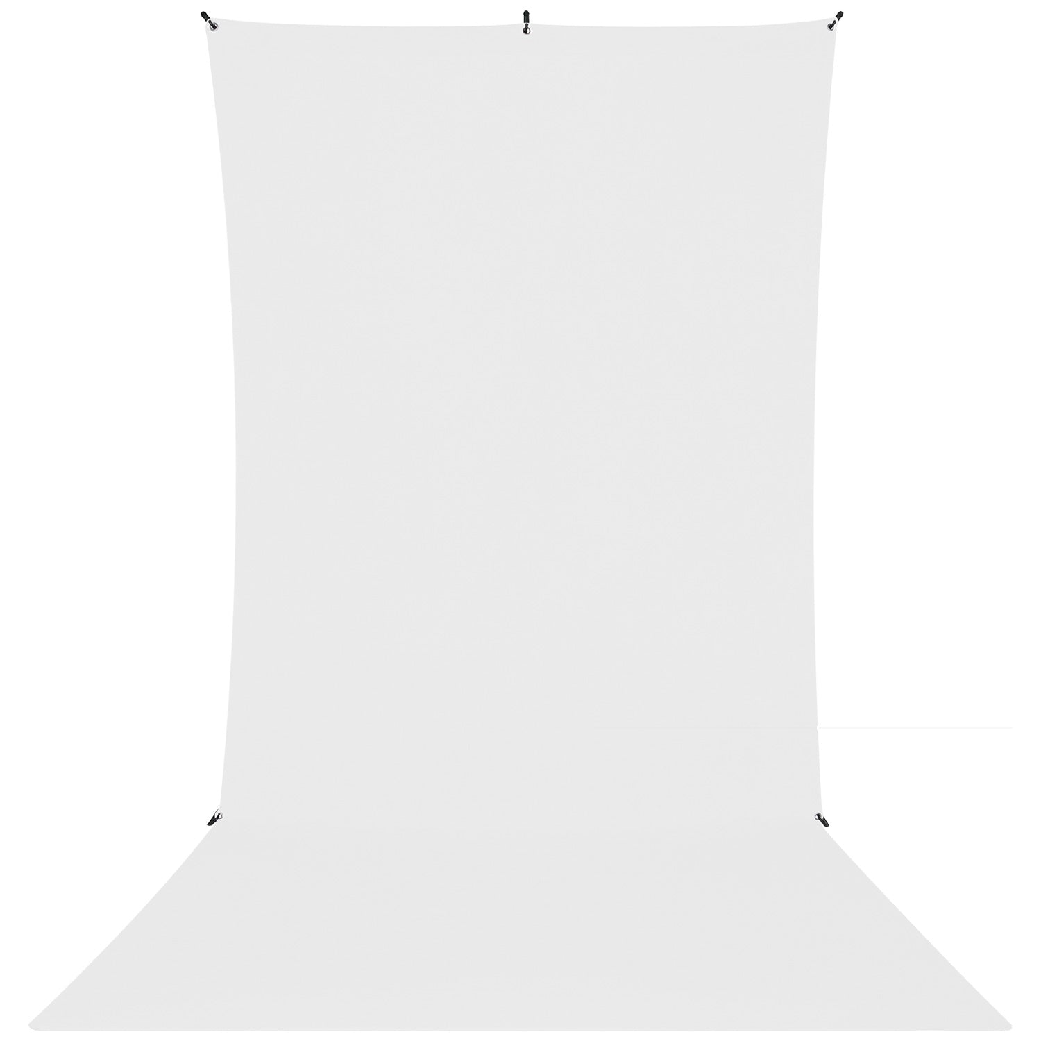 X-Drop Wrinkle-Resistant Sweep Backdrop Kit - High-Key White (5' x 12')