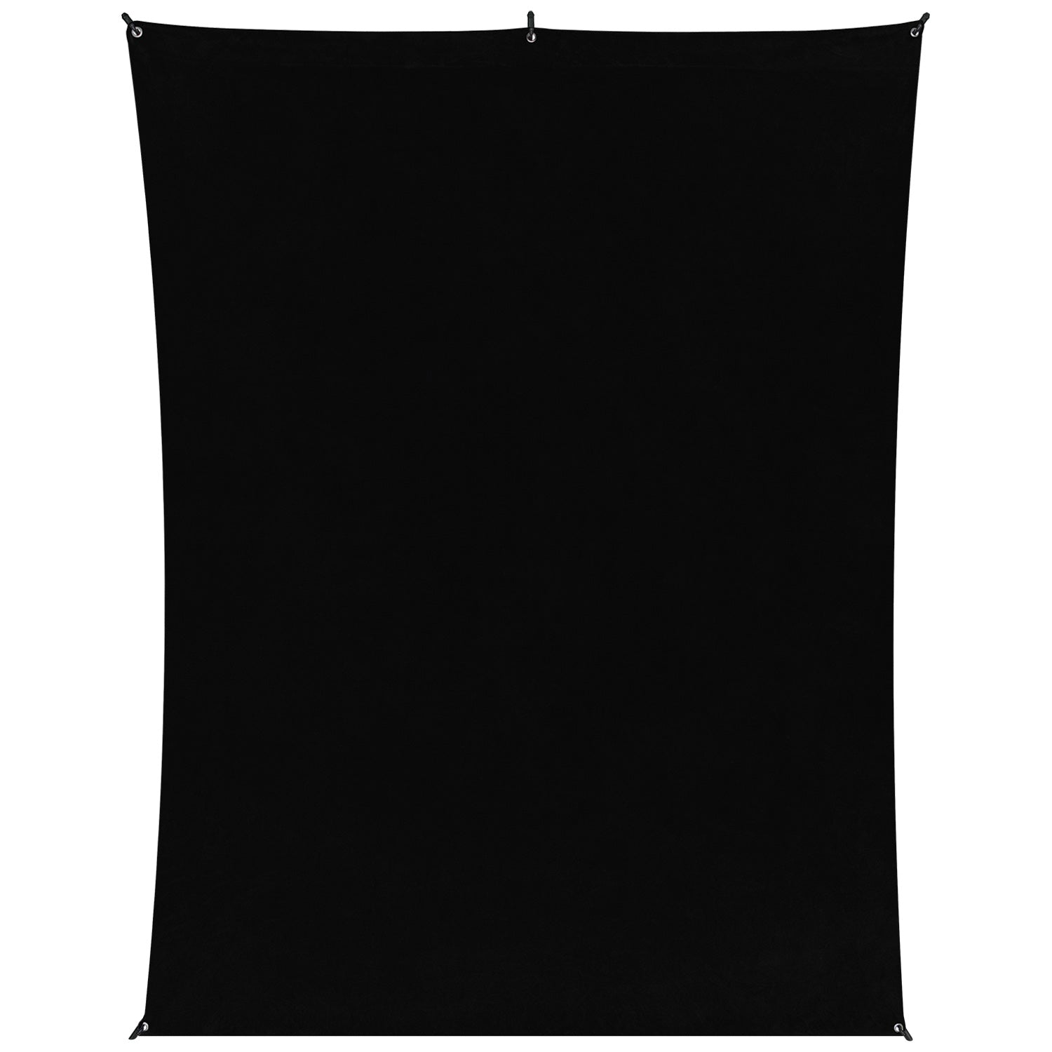 X-Drop Wrinkle-Resistant Backdrop Kit - Rich Black (5' x 7')