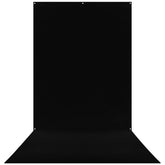 X-Drop Wrinkle-Resistant Sweep Backdrop - Rich Black (5' x 12')