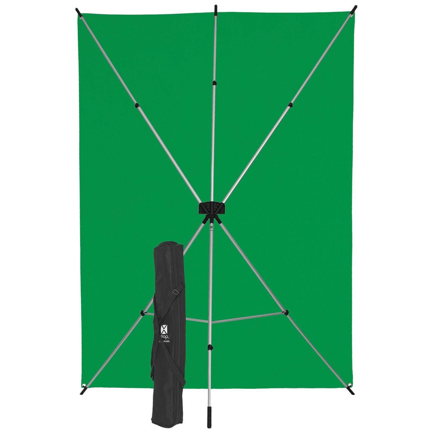 uLite 2-Light Umbrella Kit with X-Drop Backdrop & Stands