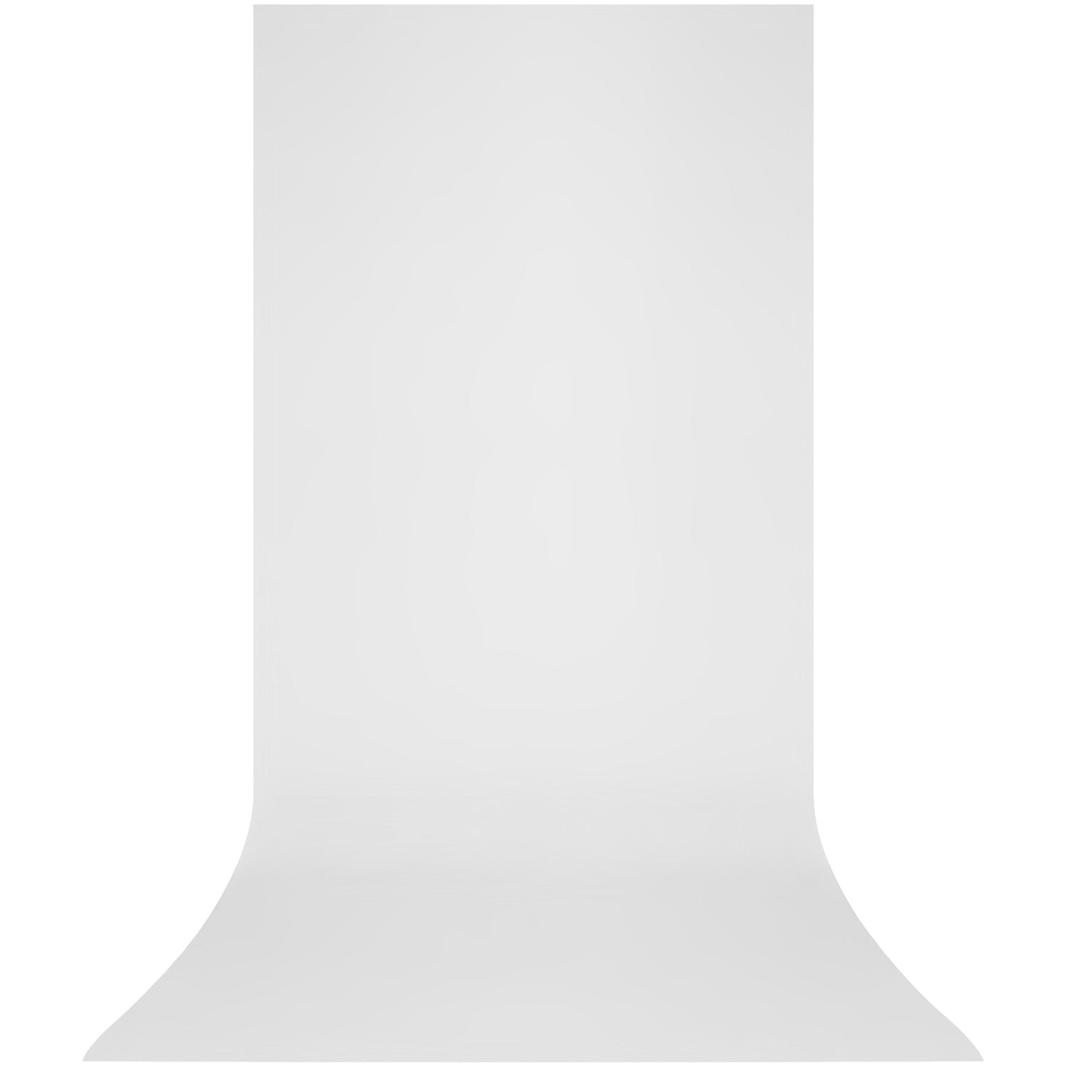 X-Drop Sweep Backdrop - White Matte Vinyl (5' x 12')