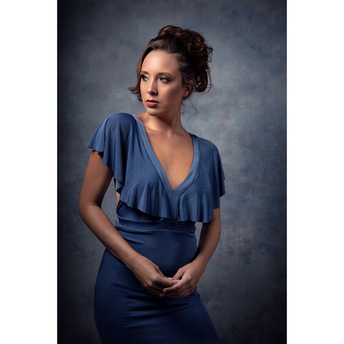 X-Drop Vinyl Backdrop - April Storm (5' x 7')