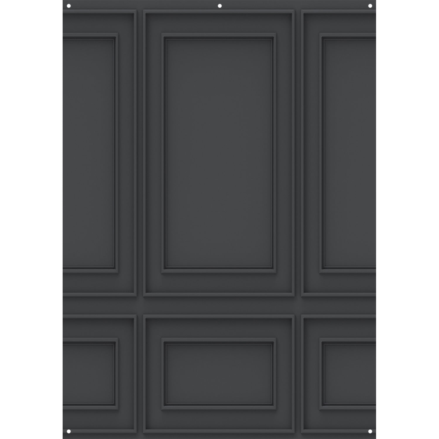 SCOTTscale740フレーム X-Drop Canvas Backdrop - Classic Wall Molding (5' x 7')