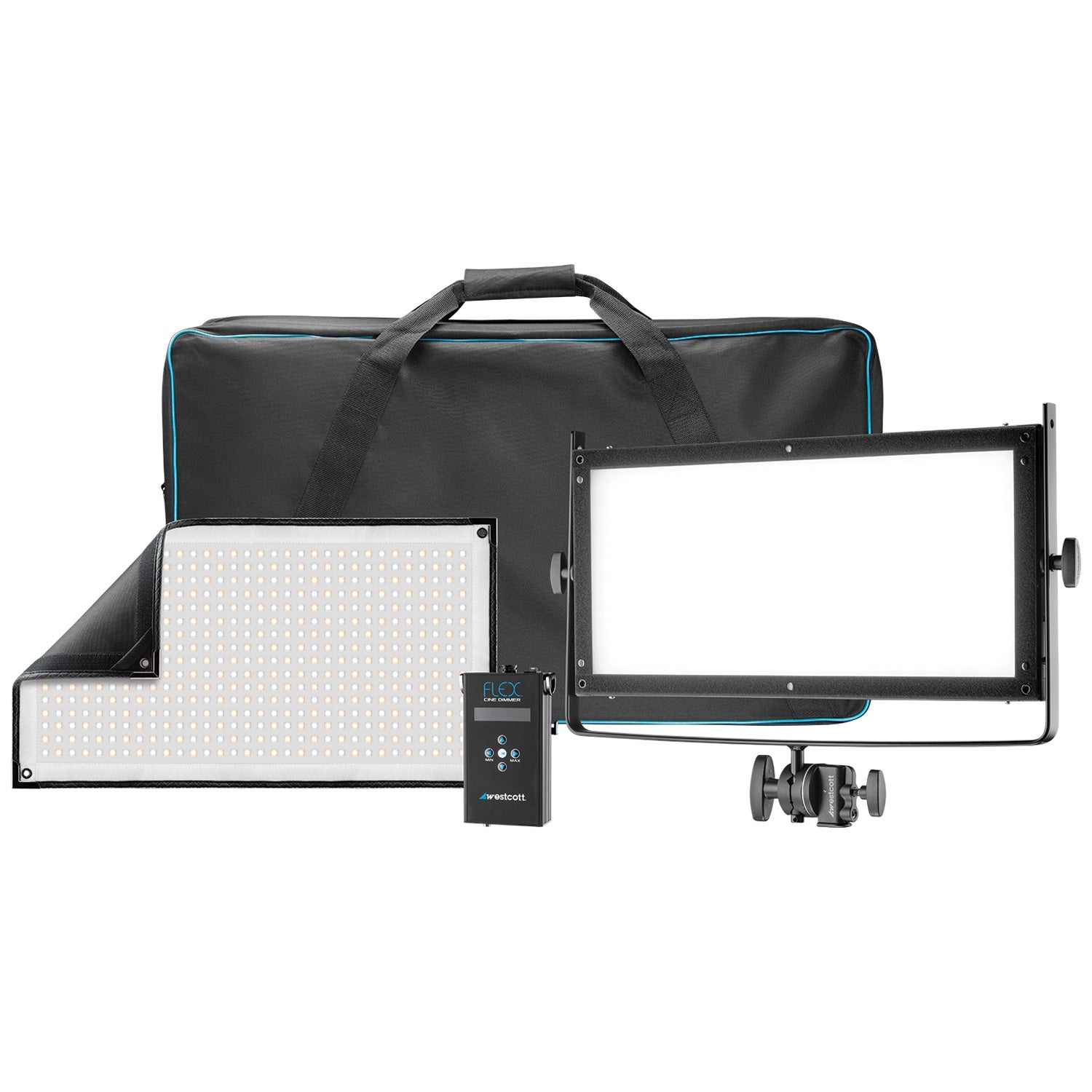 dmx gear Westcott 1 x 2 ft. Flex Cine Bi-Color 1-Light Gear Kit