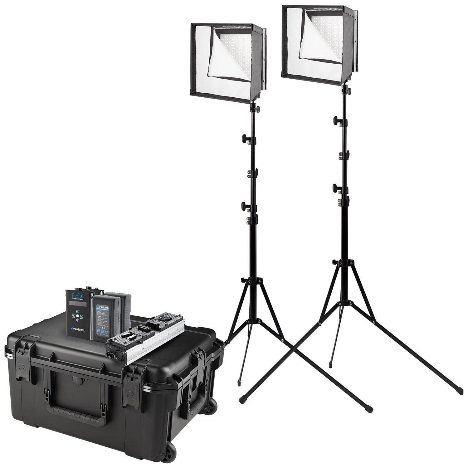 Flex Cine Bi-Color LED 2-Light Travel Kit
