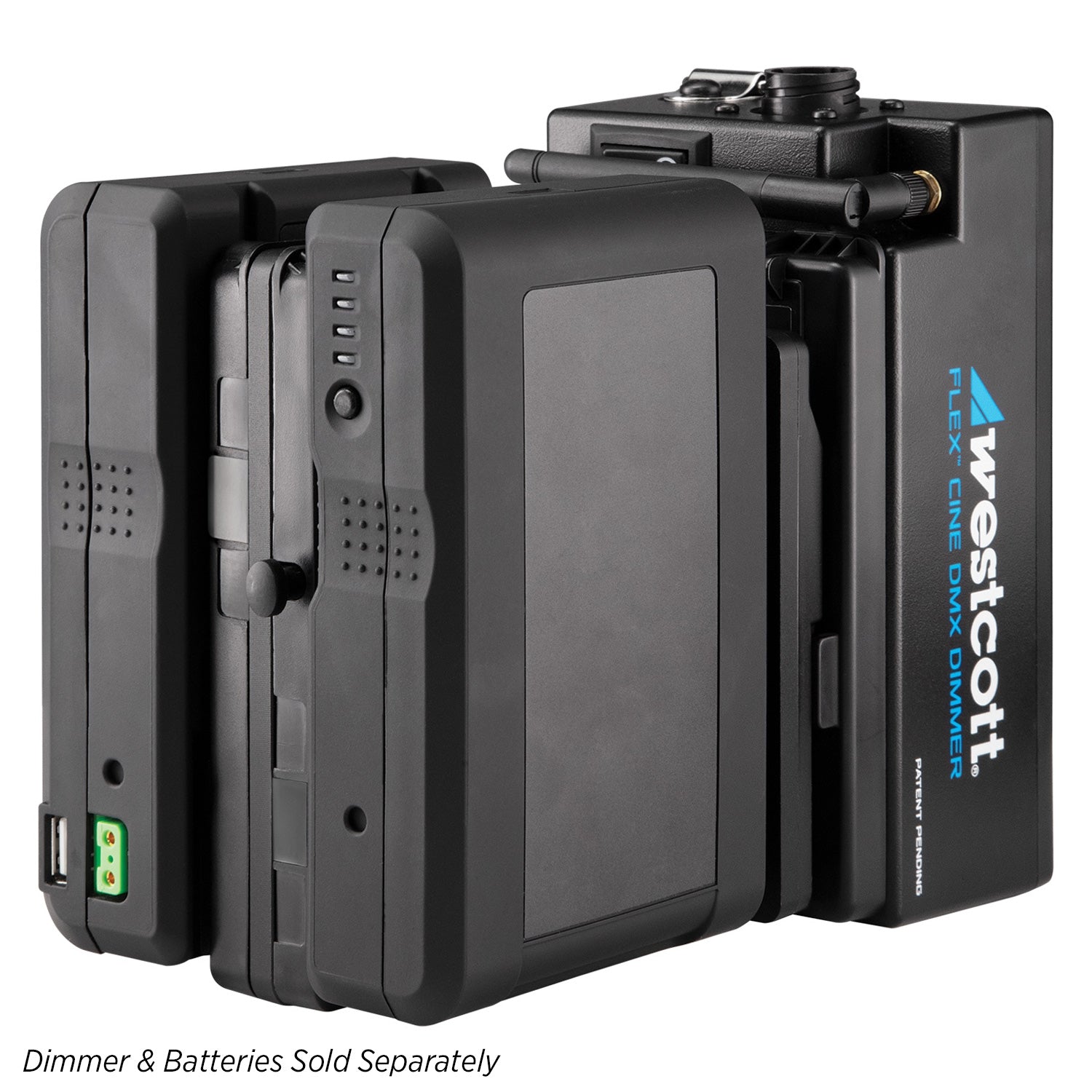 Dual V-Mount to V-Mount Battery Adapter